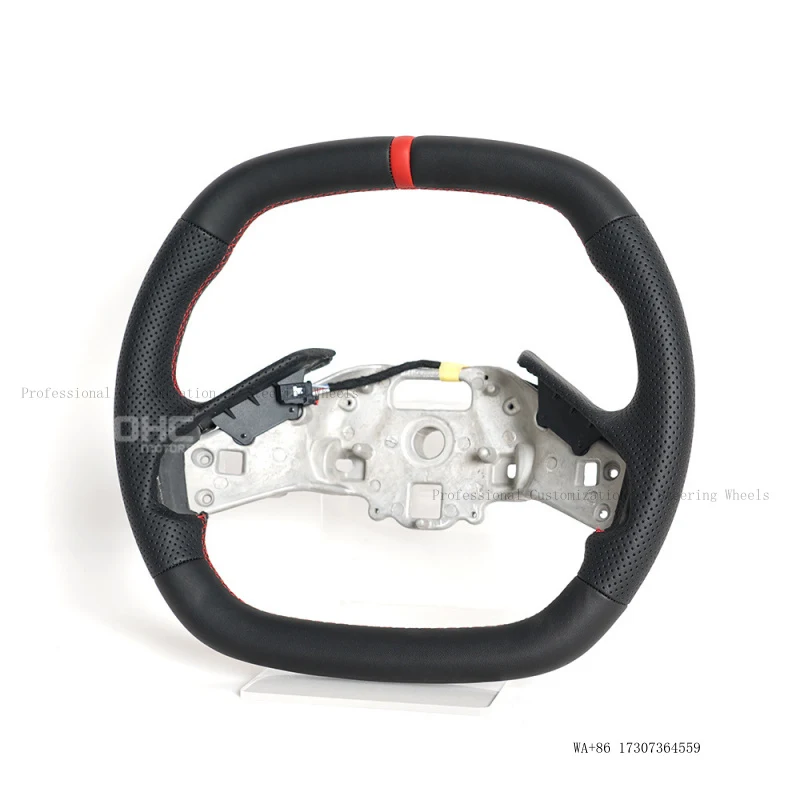 Hot-selling full-leather car steering wheel modification for Chevrolet Corvette C8 2020 model view 2