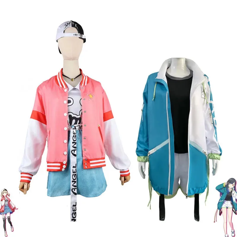 

Anime Miku Project Sekai Colorful Stage feat Vivid BAD SQUAD Azusawa Kohane Shiraishi An Cosplay Costume School Uniform Jacket