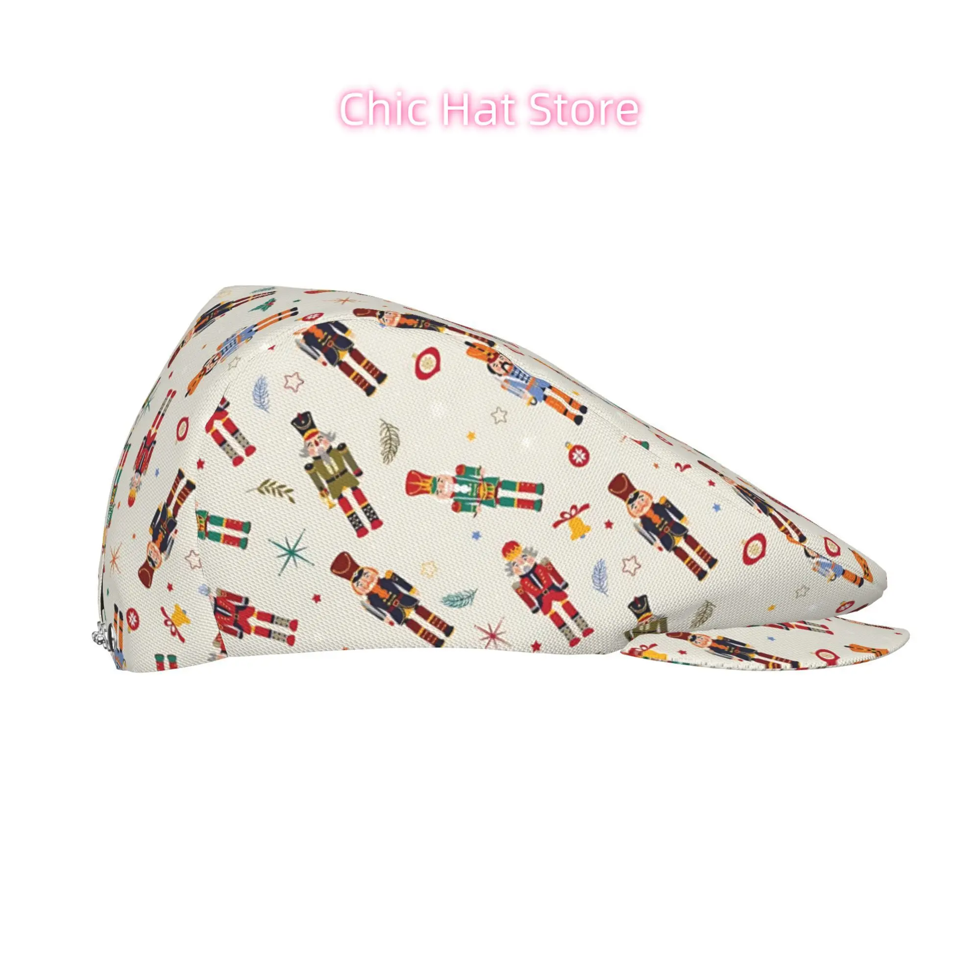 Nutcracker Christmas Parade Men and Women Flat Cap Adjustable Newsboy Cap Beret Ivy Cap Cabbie Flat Hat Irish Hat Fishing Hat Pr