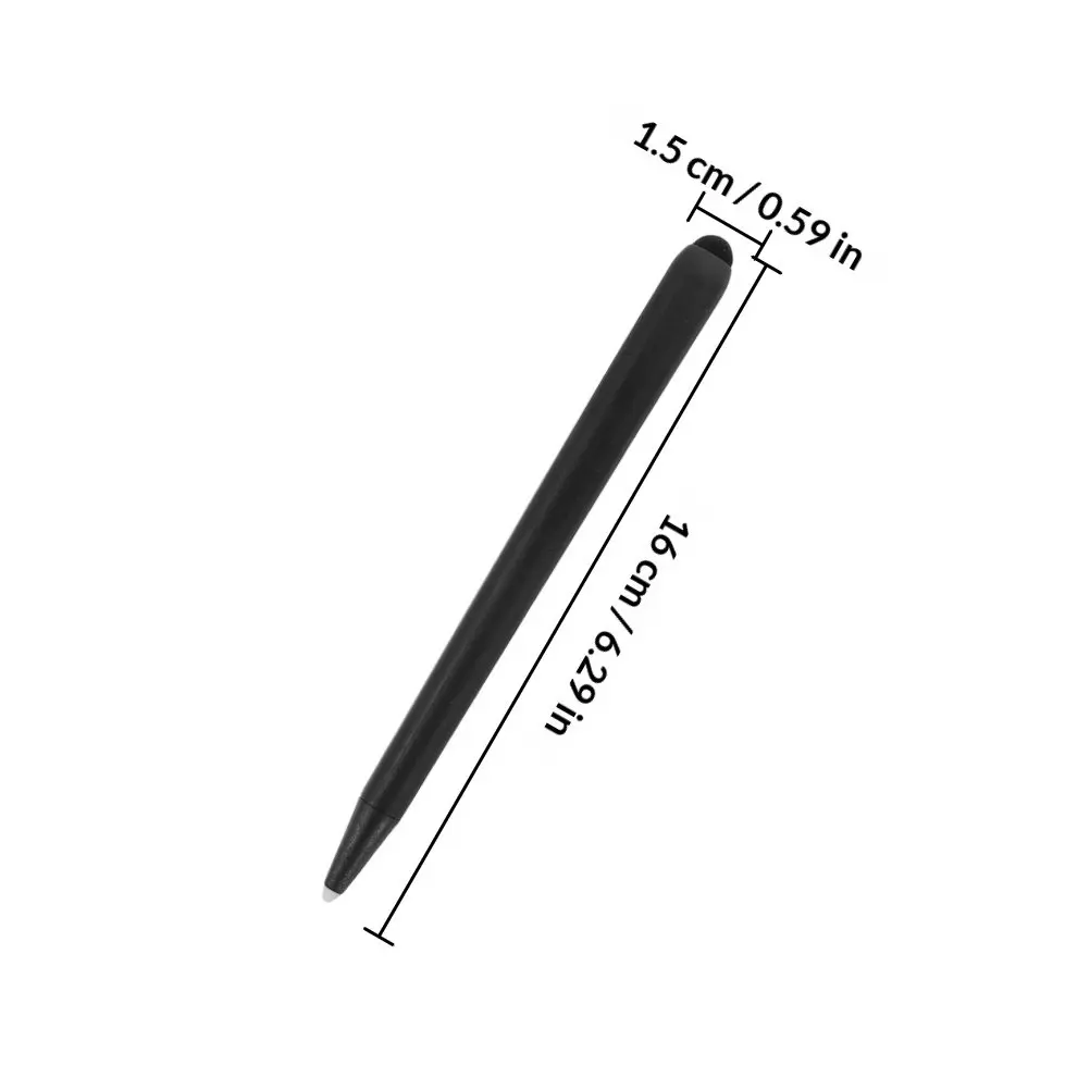 3Pcs Universal Dual Tip Whiteboard Stylus Pen Soft Rubber Tip High Precision Capacitive Touch Pen for Drawing Writing Teaching
