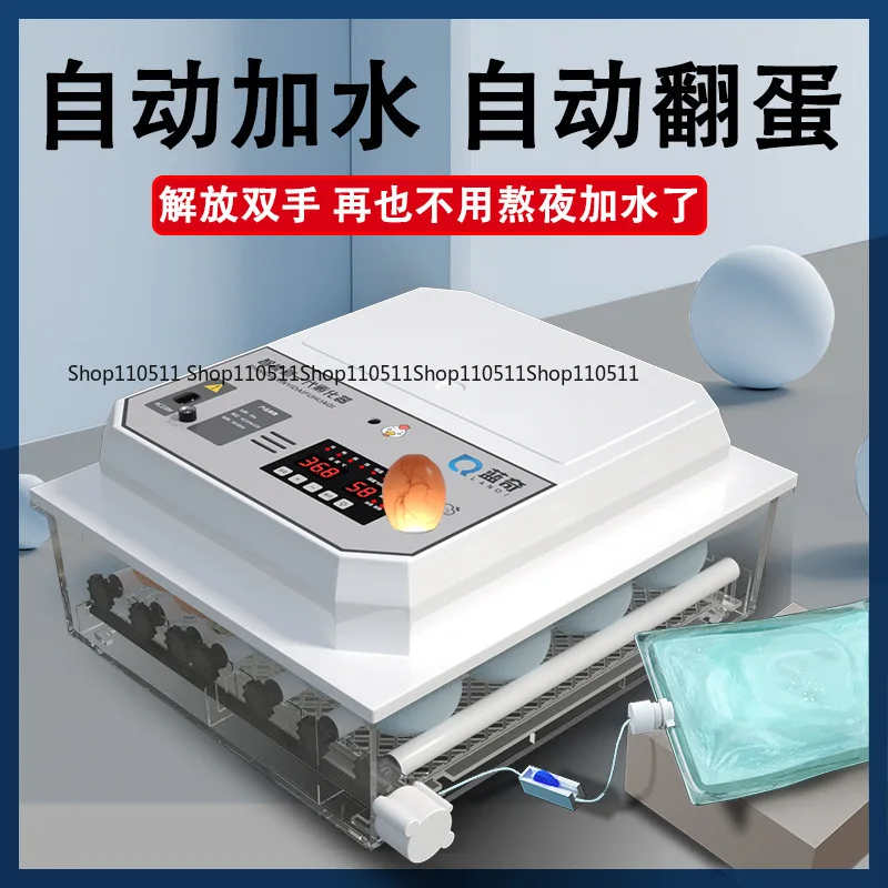 Factory wholesale 110V-240V Chinese and English automatic household small incubator duck, goose and pigeon incubator