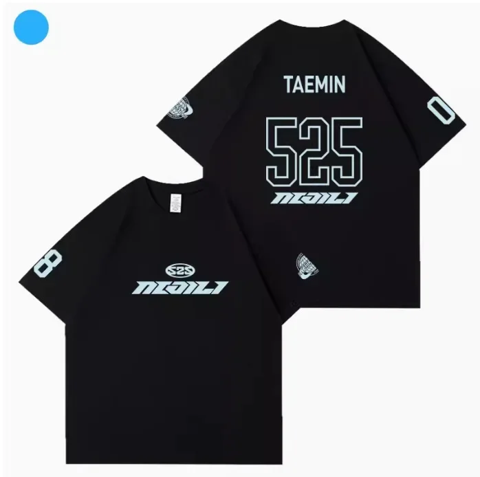 SHINee Concert SHINee\'s Back T-shirt Summer Cotton Tops ONEW KEY MINHO TAEMIN JONGHYUN Letter T Shirt Women Men Kpop Tee Clothes