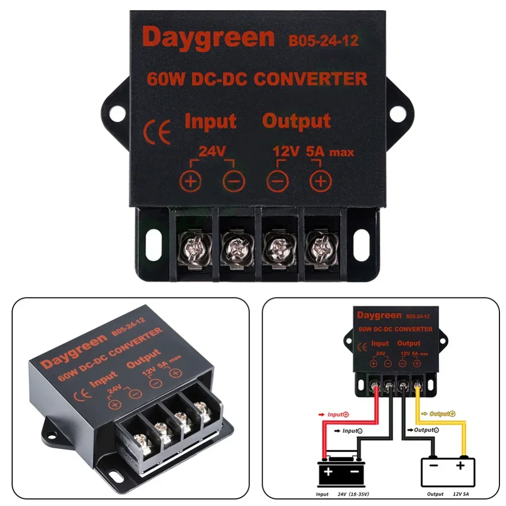 24V to 12V 10A  DC DC Converter Regulator Car Step Down Reducer  dc dc step-down module 12 volt stabilizer voltage regulator