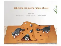 Mat for cat Funny FeltCloth Pet Play Mat CatAgility Training Mat Cat Toy Bite Pad Pet Mat Cat Dog Cushion Cat litter pad