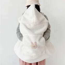 Flannel Baby Blanket Coral Fleece Stroller Cover Cute Bear Winter Windproof Kids Blankets Infant Nap Warm Quilt Swaddle Wrap