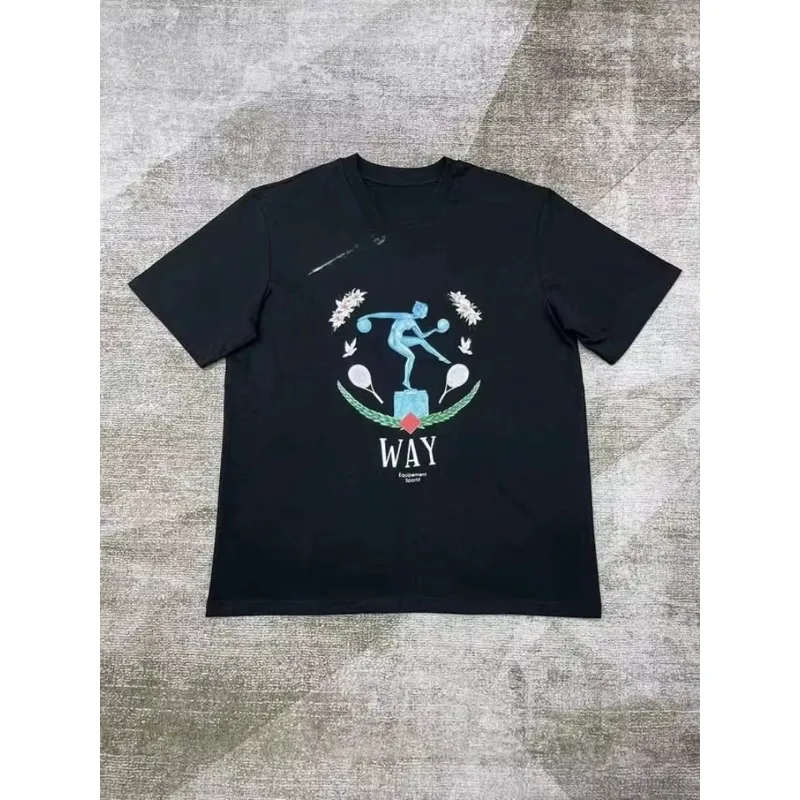 

High Quality Casinoblank Morocco Way Castle Logo Printed Women Men T shirts Tops tees Oversized Men Cotton T shirt Bestseller