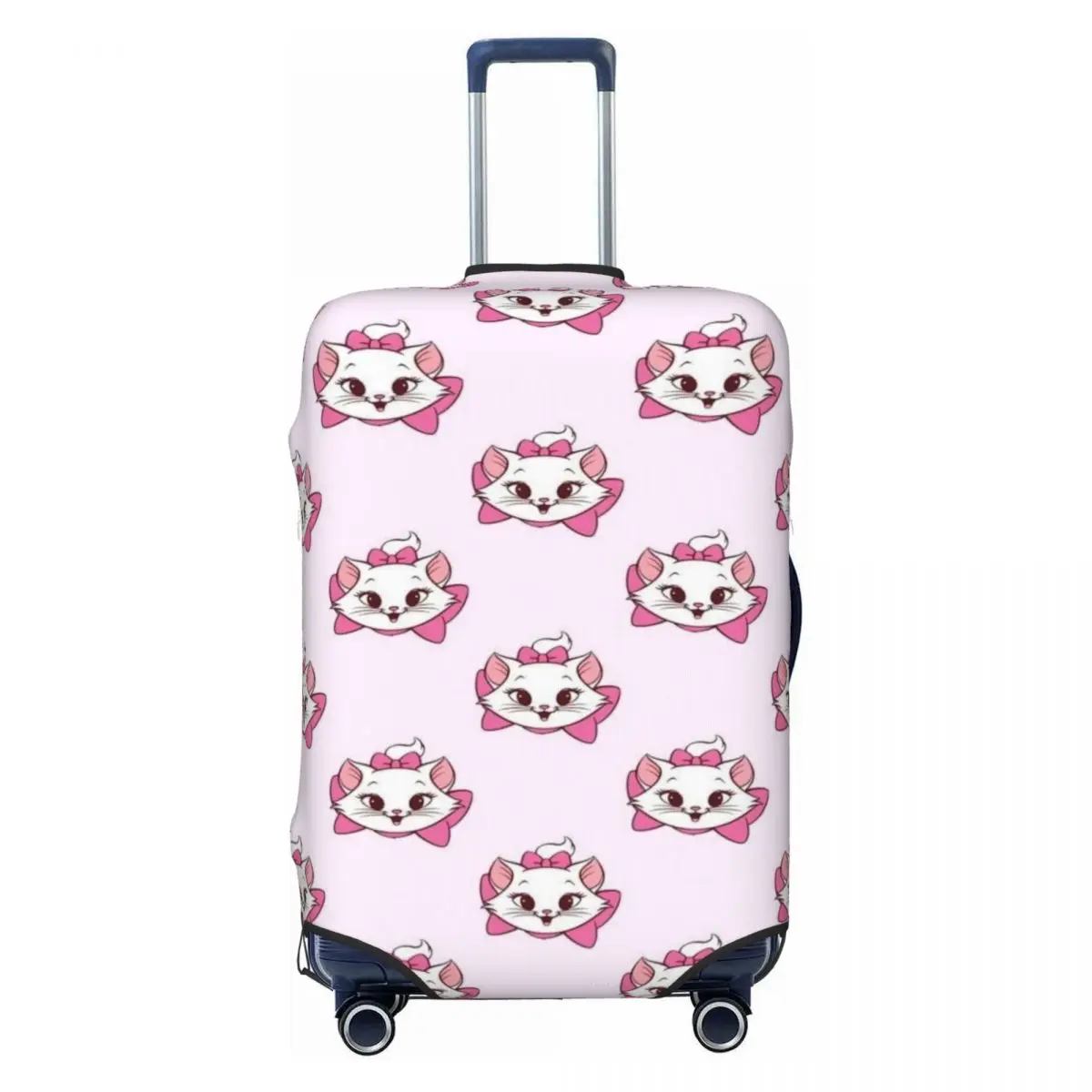 

Чехол для чемодана с аниме-котиками Custom Maries, моющийся, защитный, подходит для чемоданов 18-32 дюйма