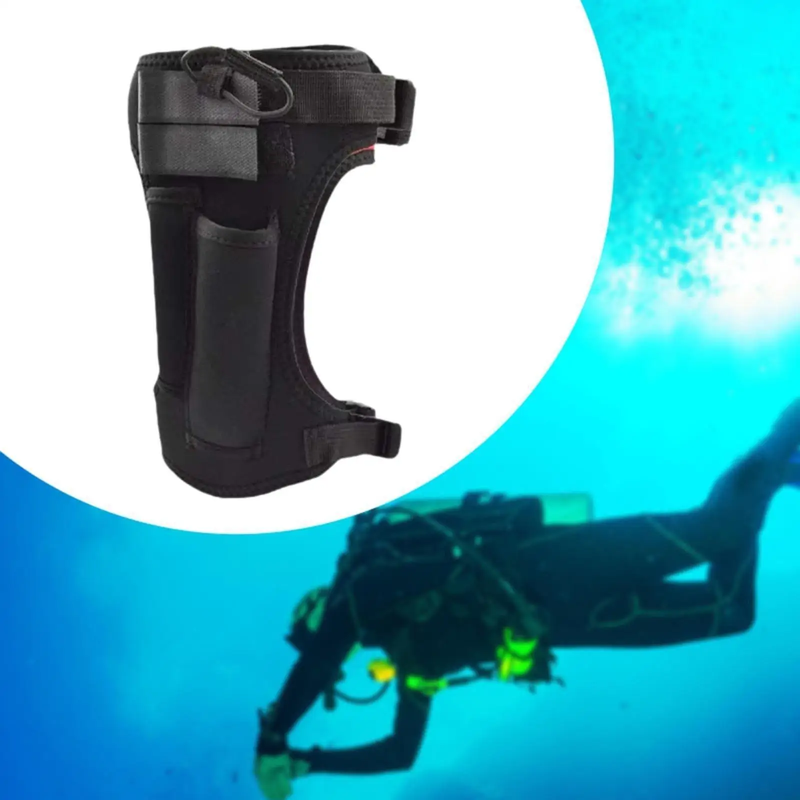 

Diving Leg Cutter Wrap Bag Dive Knife Strap for Boating Fishing Rafting