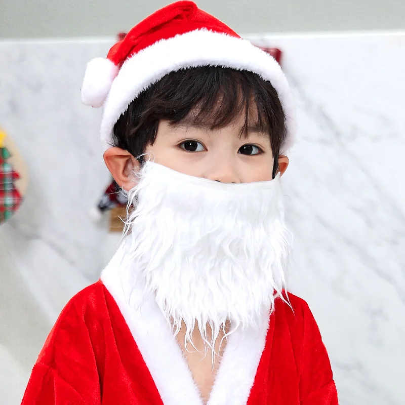2025 Weihnachten Junge Nette Santa Claus Kleidung Anzug Heiligabend Winter Neujahr Party Kinder Rolle Spielen Leistung Kostüme