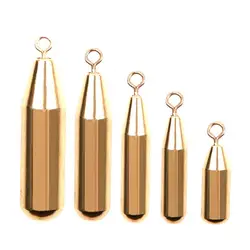 Fishing Weight 10PCS Water Drop Sinkers 1.8g 3.5g 5g 7g 10g Tube Bullet Plumb Pendant Metal Jig Sast Sea Tackle Kit outdoor Tool