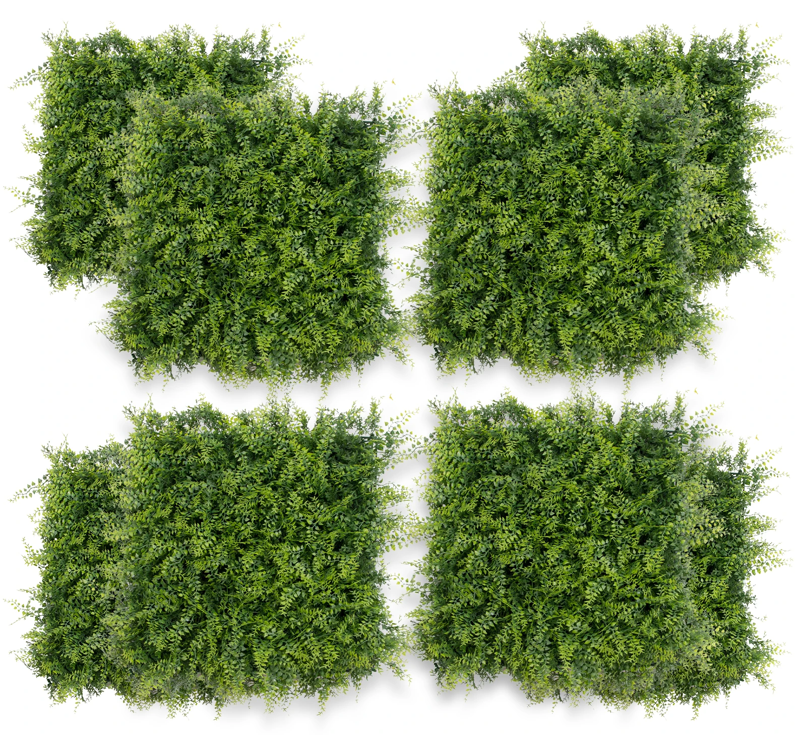 Grass Wall Panels, Artificial Hedge Panels Greenery Wall, Sun Proected Privacy Fence Screen Faux Grass Backdrop 12pcs 20