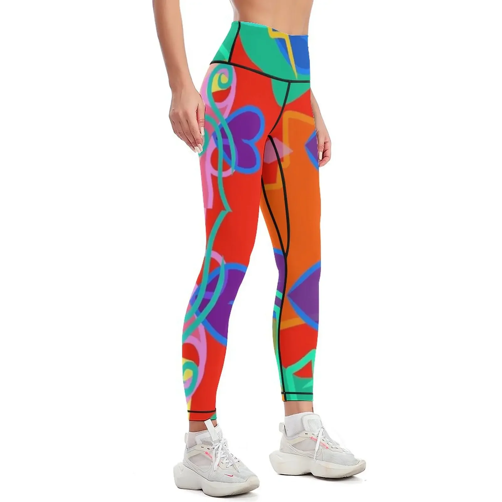 Let's Appreciate Art Leggings Sweatpants jogging pants gym top leggins push up woman Womens Leggings 2
