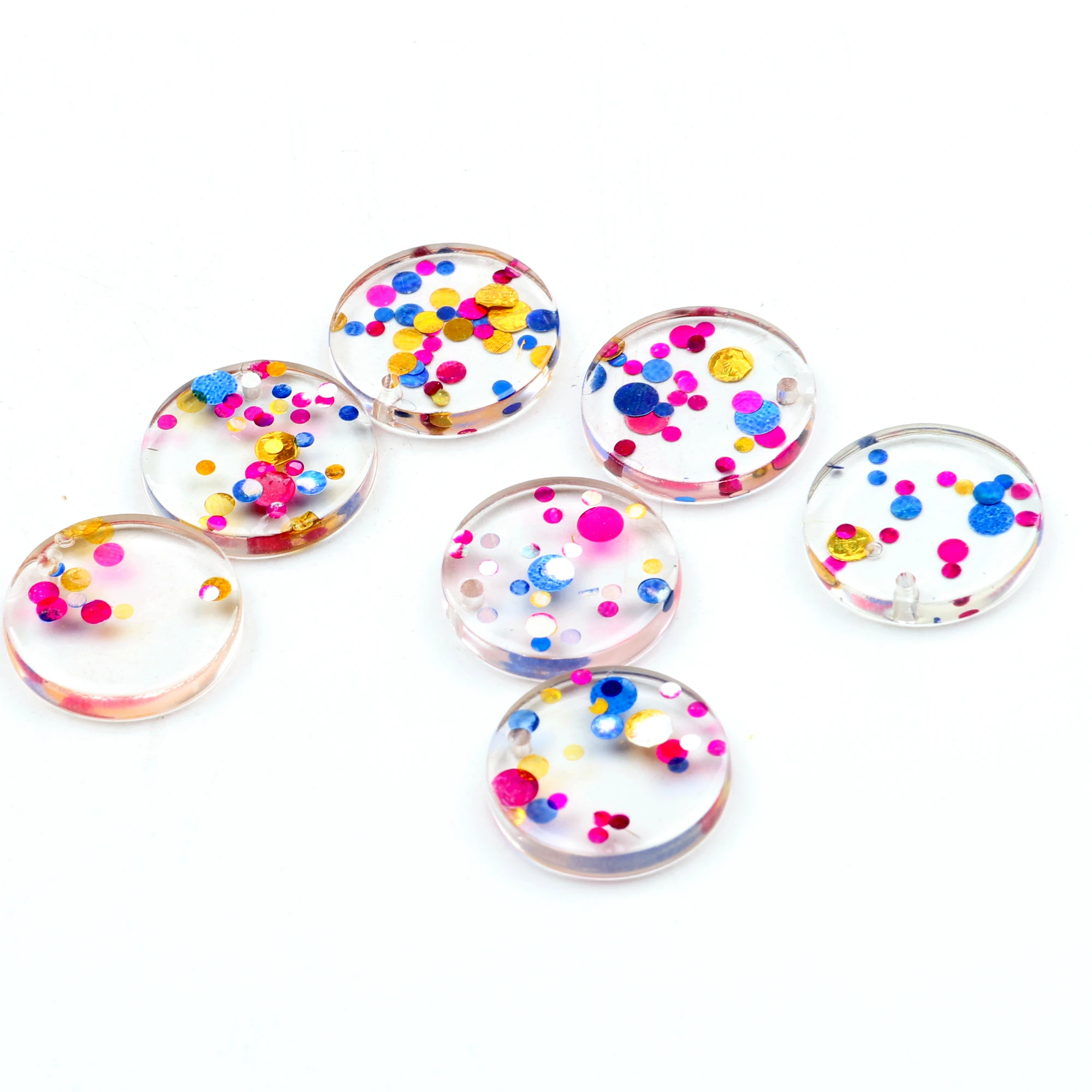 Leopard Print Tortoise Shell Earring Charm for Jewelry Making