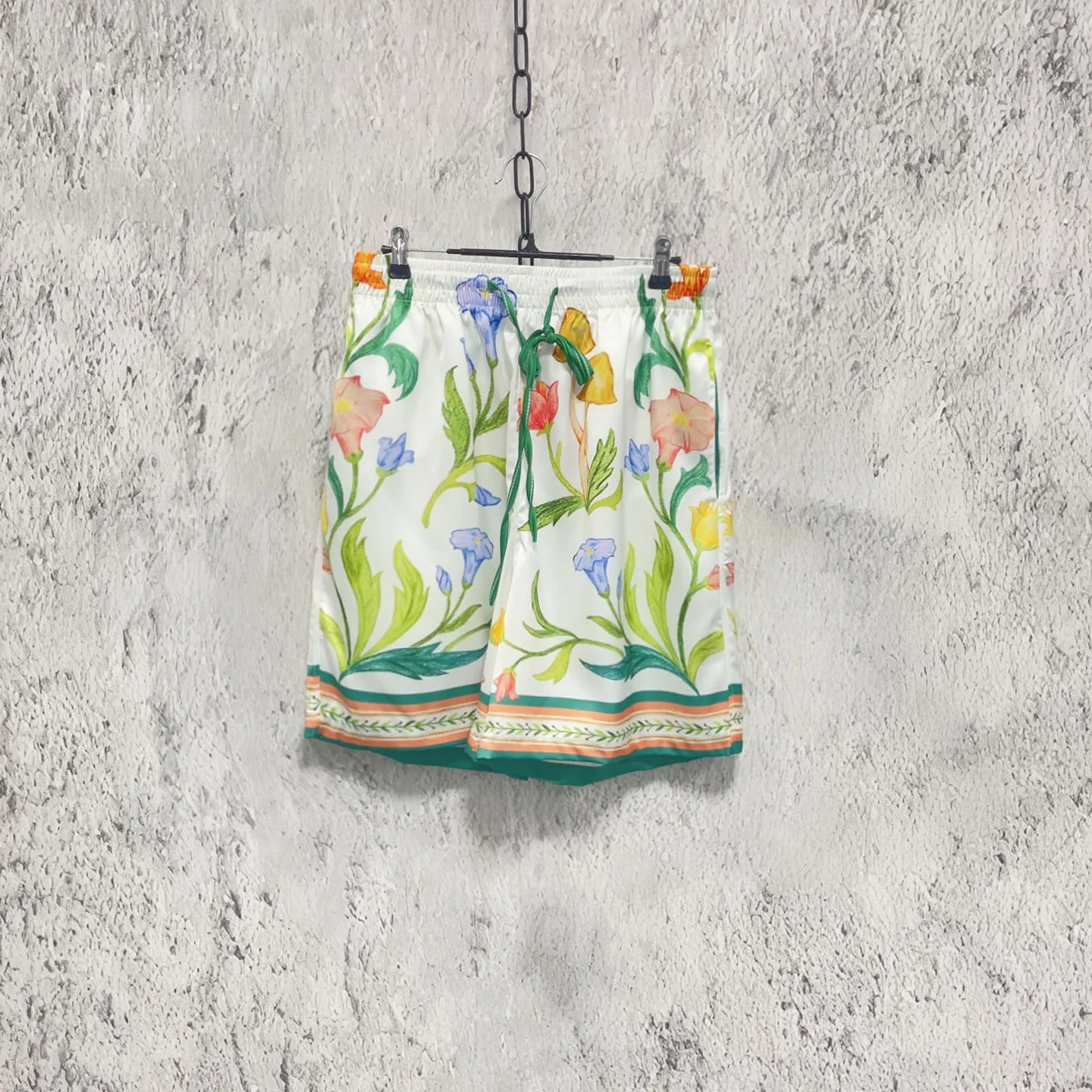 

Casual Hawaiian Vaion Five-Quarter Pants Sicilian Sle Versatile orts Straight Leg Polyester Fiber Novel Casual orts