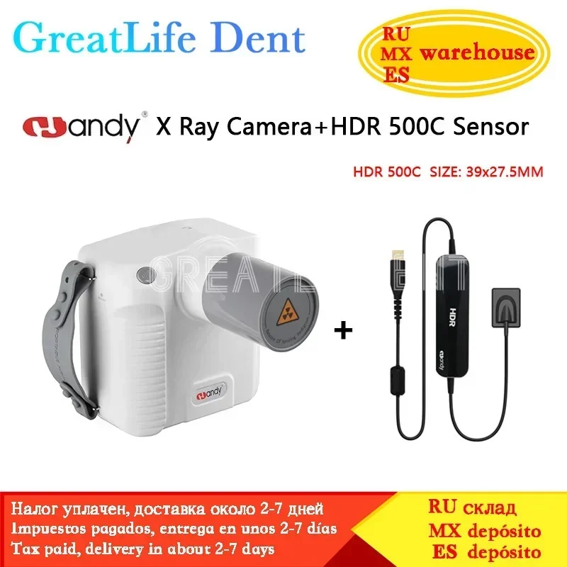 Mexico RU EU In Stock Greatlife Hyperlight Runyes Portable Dental X Ray Camera Nanopix Mini Ali Rvg Sensor Image X-ray Machine