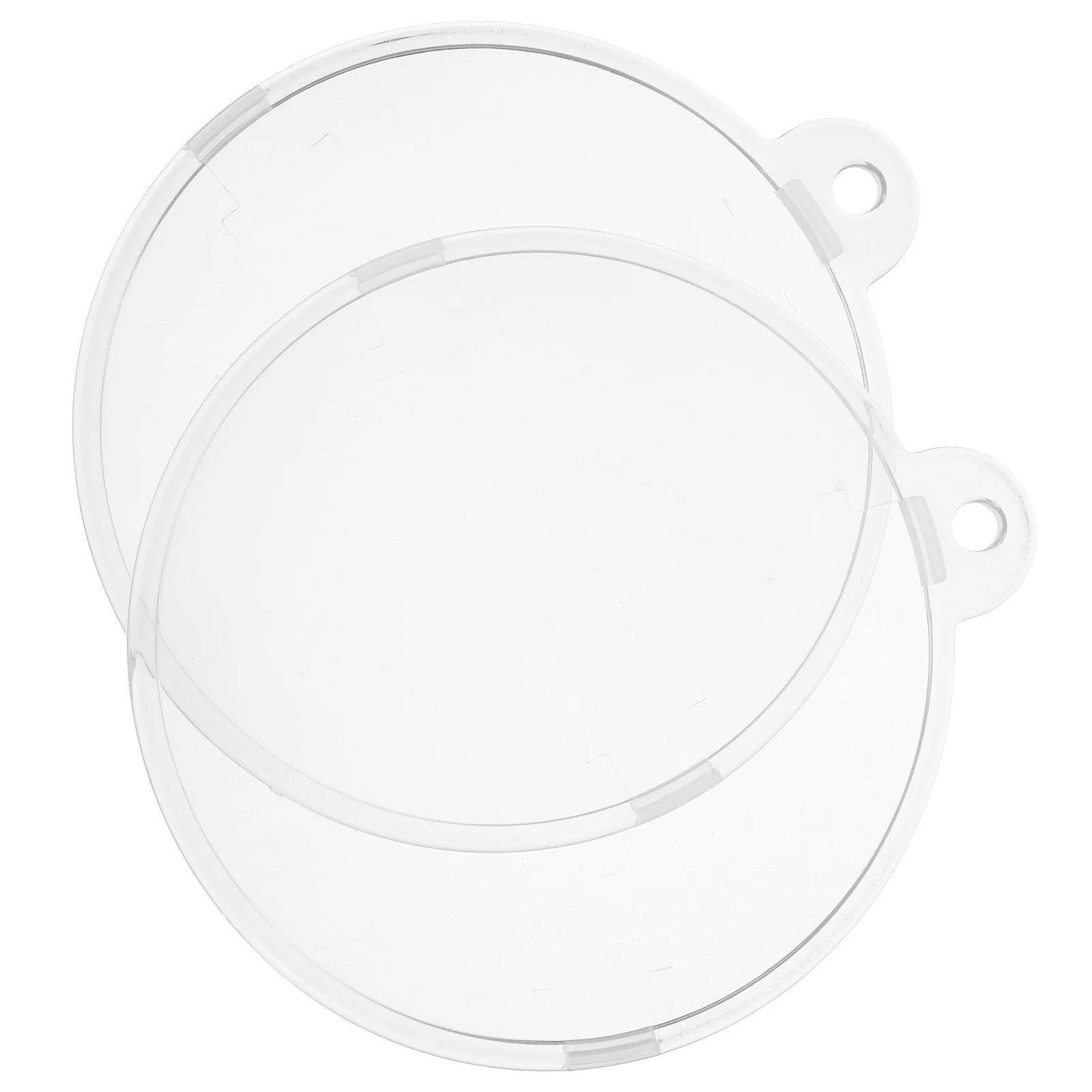 

2Pcs Mixing Bowl Splatter Guard Whisk Splash-Proof Lid Egg Beater Cover for Family Restaurant Use Whisk Splash Guard