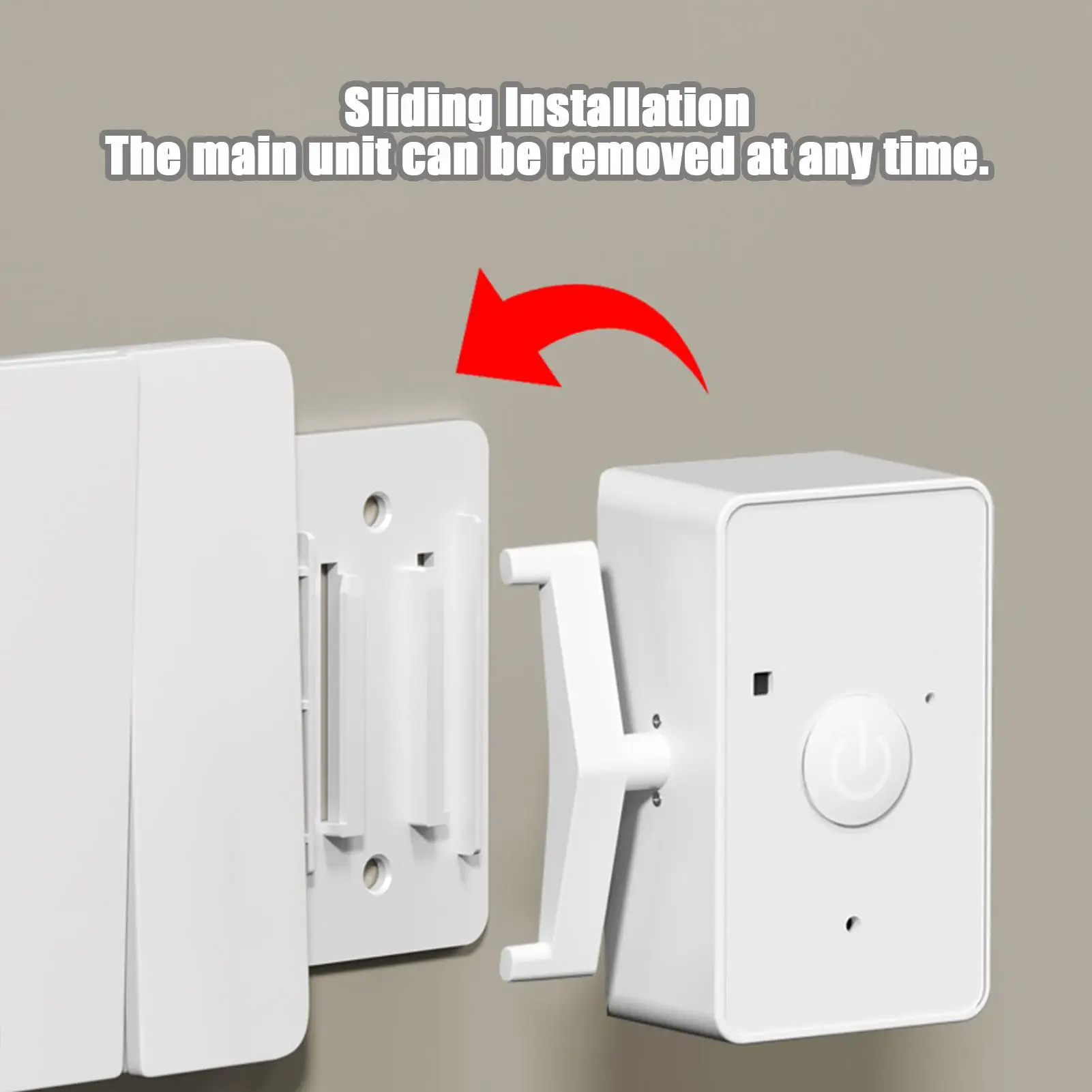 

Automatic Button Pusher Automatic No Wiring Control Device Wireless Button Pusher For Home Living Room Bedroom Garage Wall