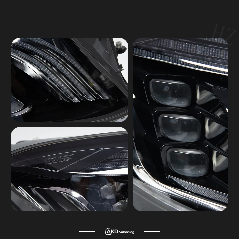 Head Lamp For Car BENZ W222 2014-2019 W223 Headlights Fog Lights Day Running Light DRL H7 LED Bi Xenon Bulb Car Accessory