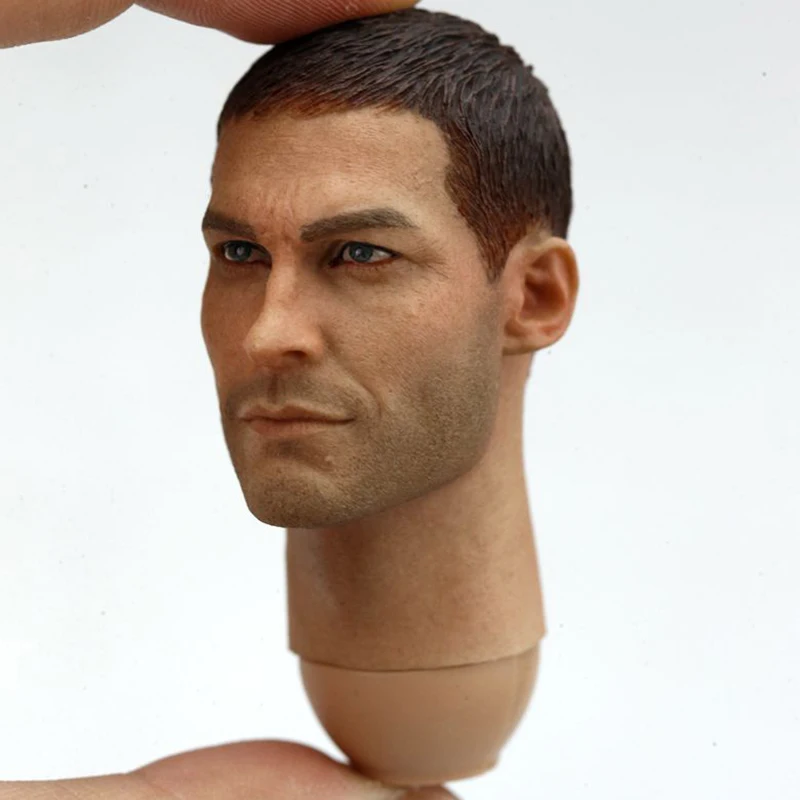 

In Stock 1/6 Male Soldier Head Carving WW2 African Army North African Infantry Spartacus Head Sculpture for 12in Action Figure