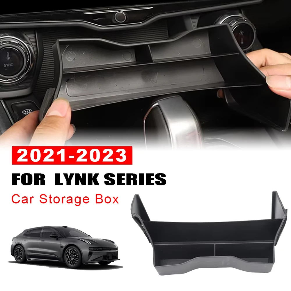 

Car Central Control Storage Box Retrofit Organizer Tidying for Lynk&Co 01 2021-2023 ABS Automobiles Parts Interior Accessories