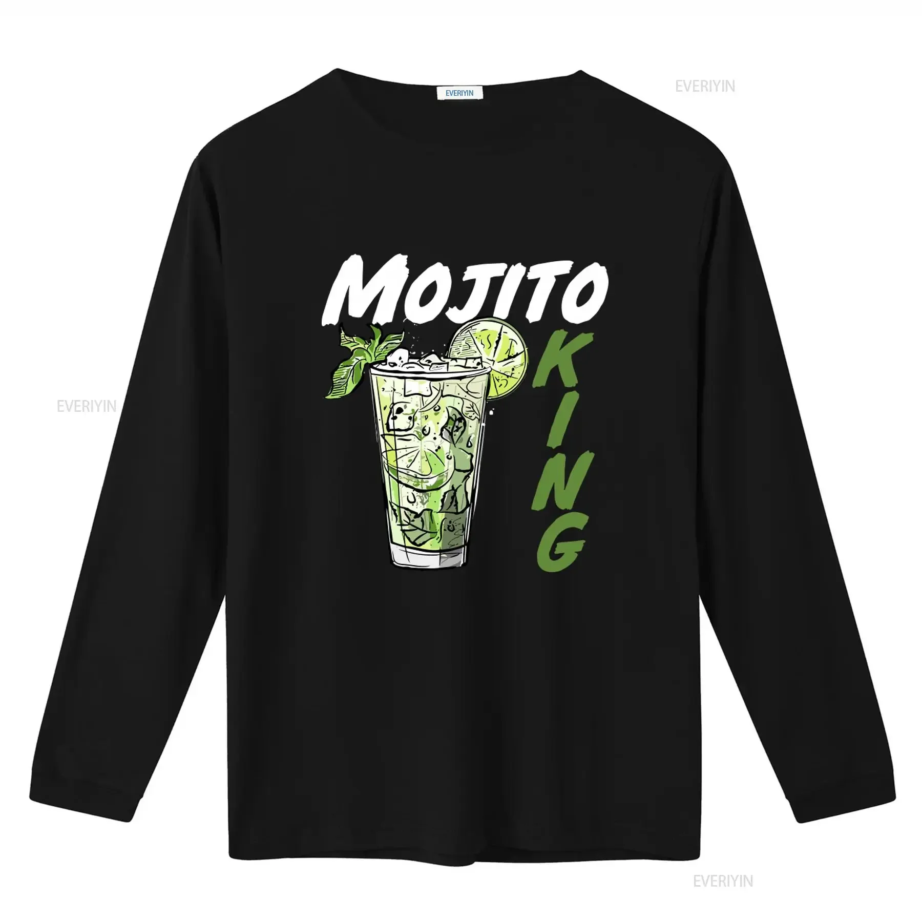 Mojito Cocktail T Shirt for Barkeepers Stylish and Refreshing Design vintage Washed homme fashion Stretched graphic