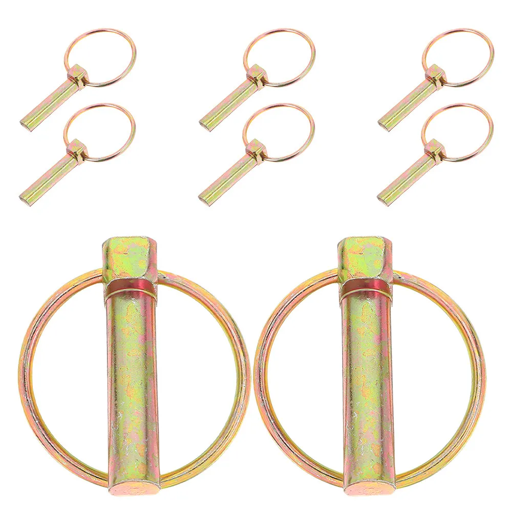 

8Pcs Heavy Duty Lock Pins Reliable Trailer Axle Stop Pin for Farm Equipment Secure Towing Hitch Pin Tractor Attachment Pins