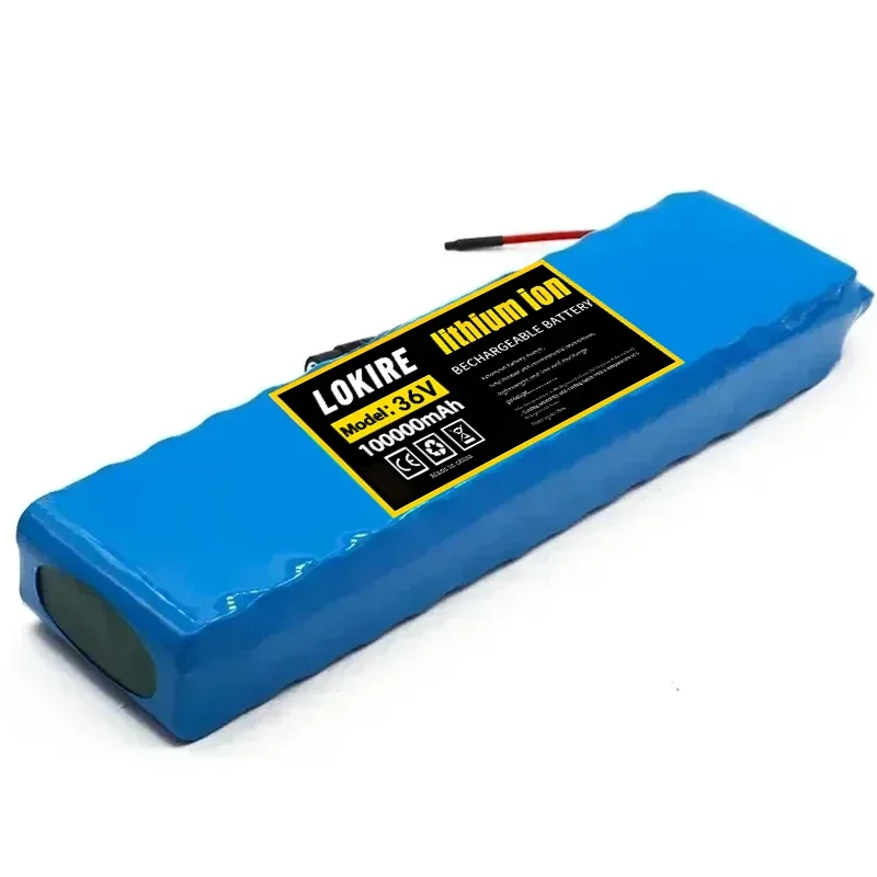 36 فولت 100 أمبير بطارية ليثيوم قابلة للشحن 18650 10S3P 1000 واط الطاقة تعديل 36 فولت بطارية سكوتر كهربائي مع BMS ، SYP XT60 JST