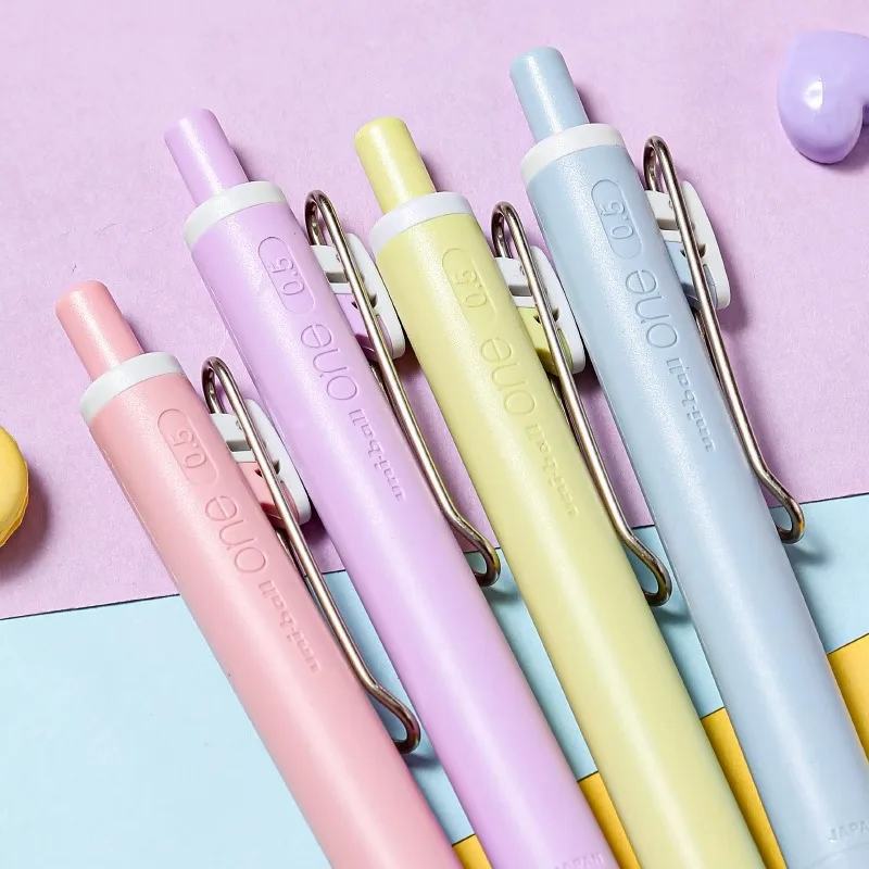 

Japanese Uni Uniball One Gel Pen 0.5mm Black Ink Colored Pen Body