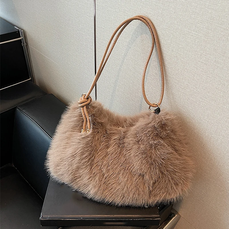 bolsa-nas-axilas-sacola-elegante-para-mulheres-bolsa-de-ombro-versatil-bolsa-de-pelucia-e-bolsas-designer-hobo