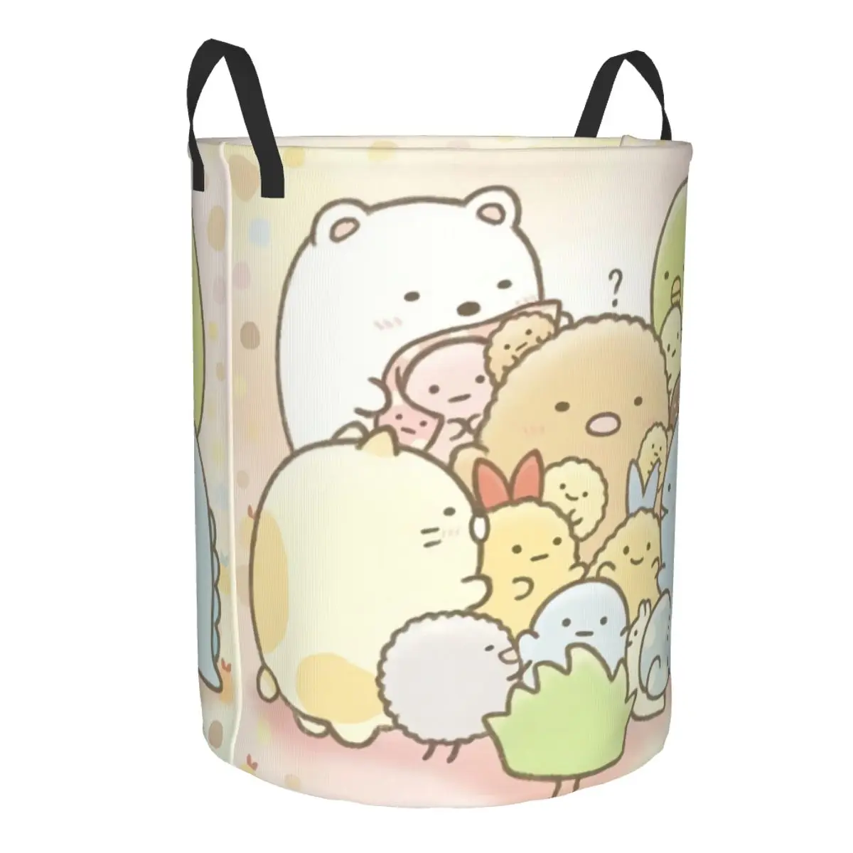 Sumikko Gurashi Cartoon Anime Laundry Hamper Large Clothes Storage Basket Japanese Game    Toys Bin Organizer for Nursery