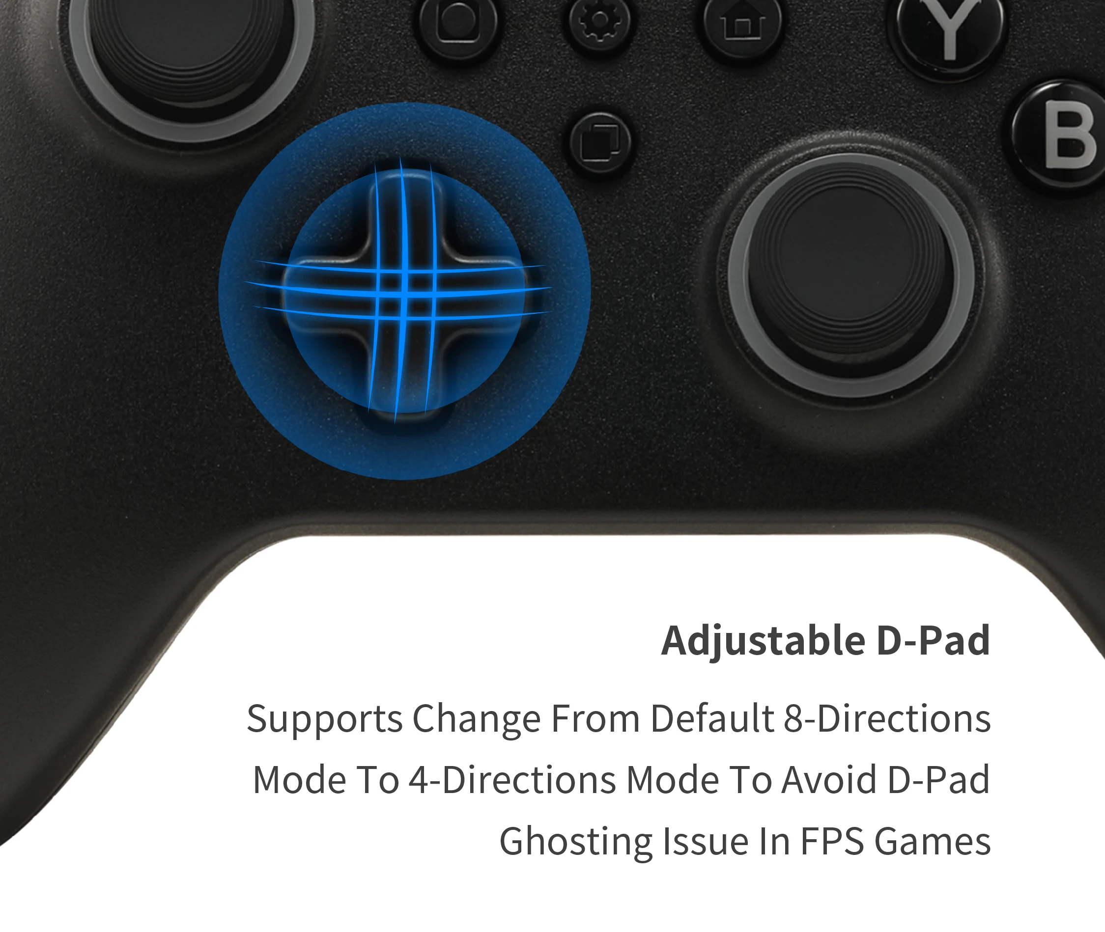GuliKit KK3 Pro Controller mit Hall-Effekt-Joysticks und Auslöser KingKong 3 NS38 Gamepad für Windows Nintendo Switch Android iOS – Detail 13
