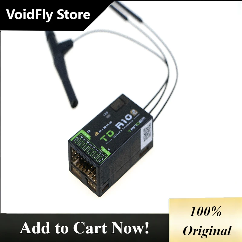 VoidFly 1pcs for FrSky TD R10 2.4GHz 900MHz Dual Frequency Receiver PWM Channel Receiver For Remote Control Airplane Helicopter