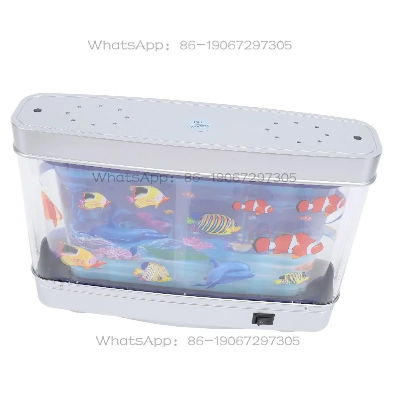 

Aquarium Motion Lamp Artificial Tropical Fish Lamp Realistic Multifunction USB Plug in Small Decorative for Kids Baby
