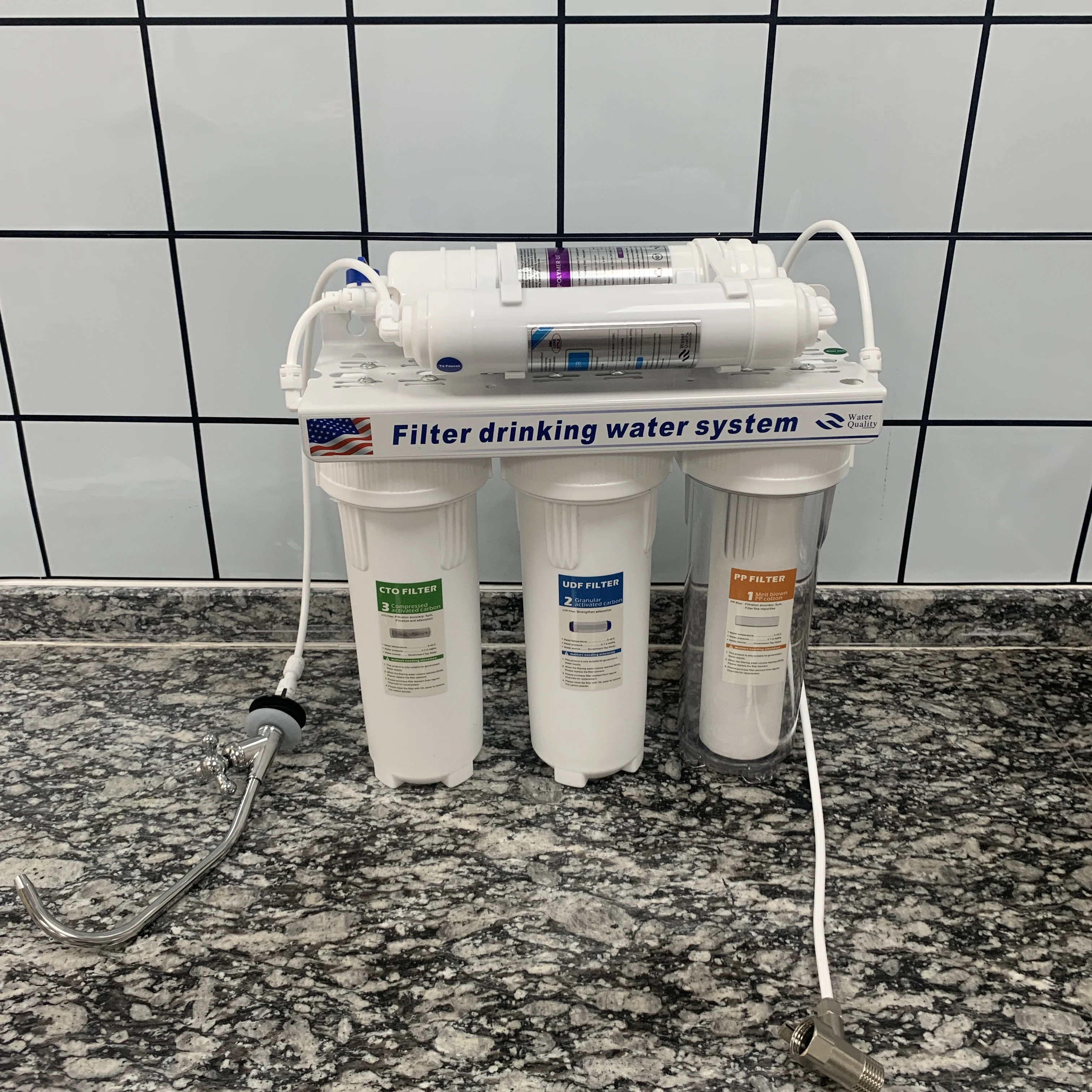 Wholesale 10 Inch Under Sink 5 Stages Household Prefilter UF Water Purifier Water Filter for Home Drinking