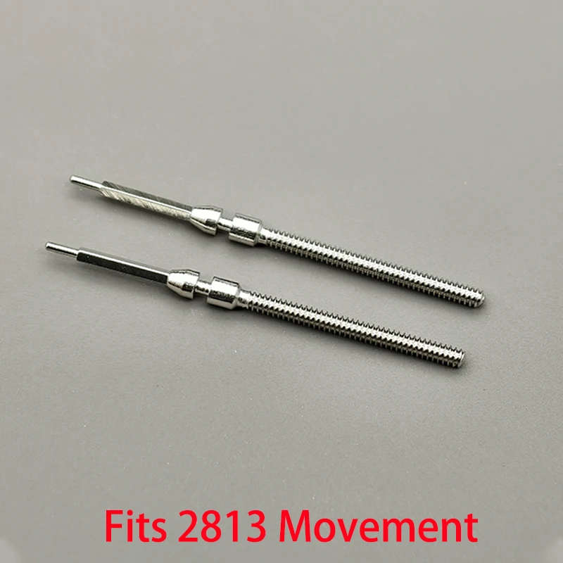 2PCS/4PCS 2813 Stainless Steel Crown Movement Crown Stem Fits For 2813 Automatic Mechanical Movement Stem Repair Accessories