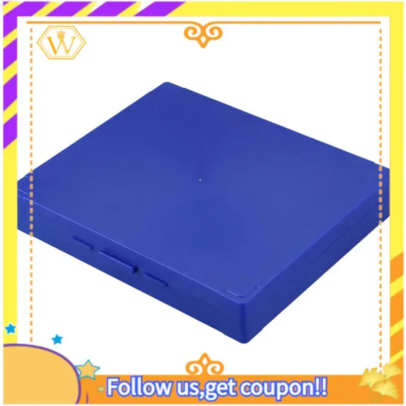 A01K-8X Royal Blue Plastic Rectangle Hold 100 Microslide Slide Microscope Box