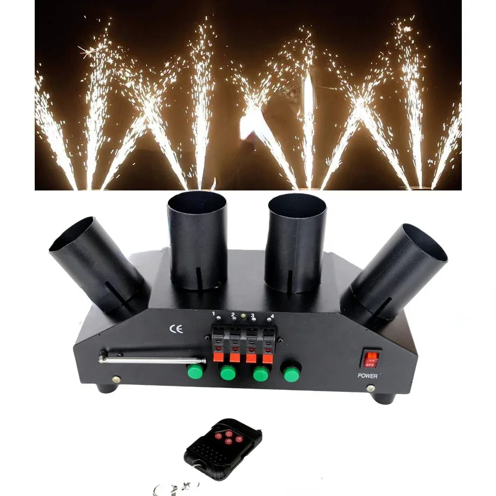 stage firework machine Fan shape remote cold pyro pyrotechnic machine cold firework cold fountain firing system for stage