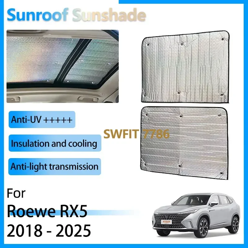 

Auto Sun Shade For Roewe RX5 2023 2024 eRX5 D5X Accessories Sunroof Sunshade Panoramic Roof Heat Anti-UV Shield Window Sunshade