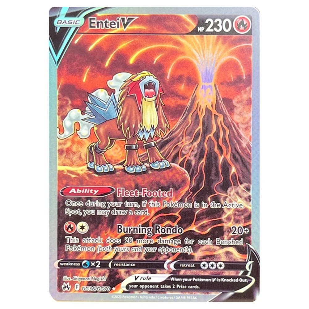 Proxy PKM PTCG-K Set completo di carte foil Arceus&Dialga&PalkiaGX RayquazaVmax Giratina STAR Serena Carte Giocattoli Regali da collezione