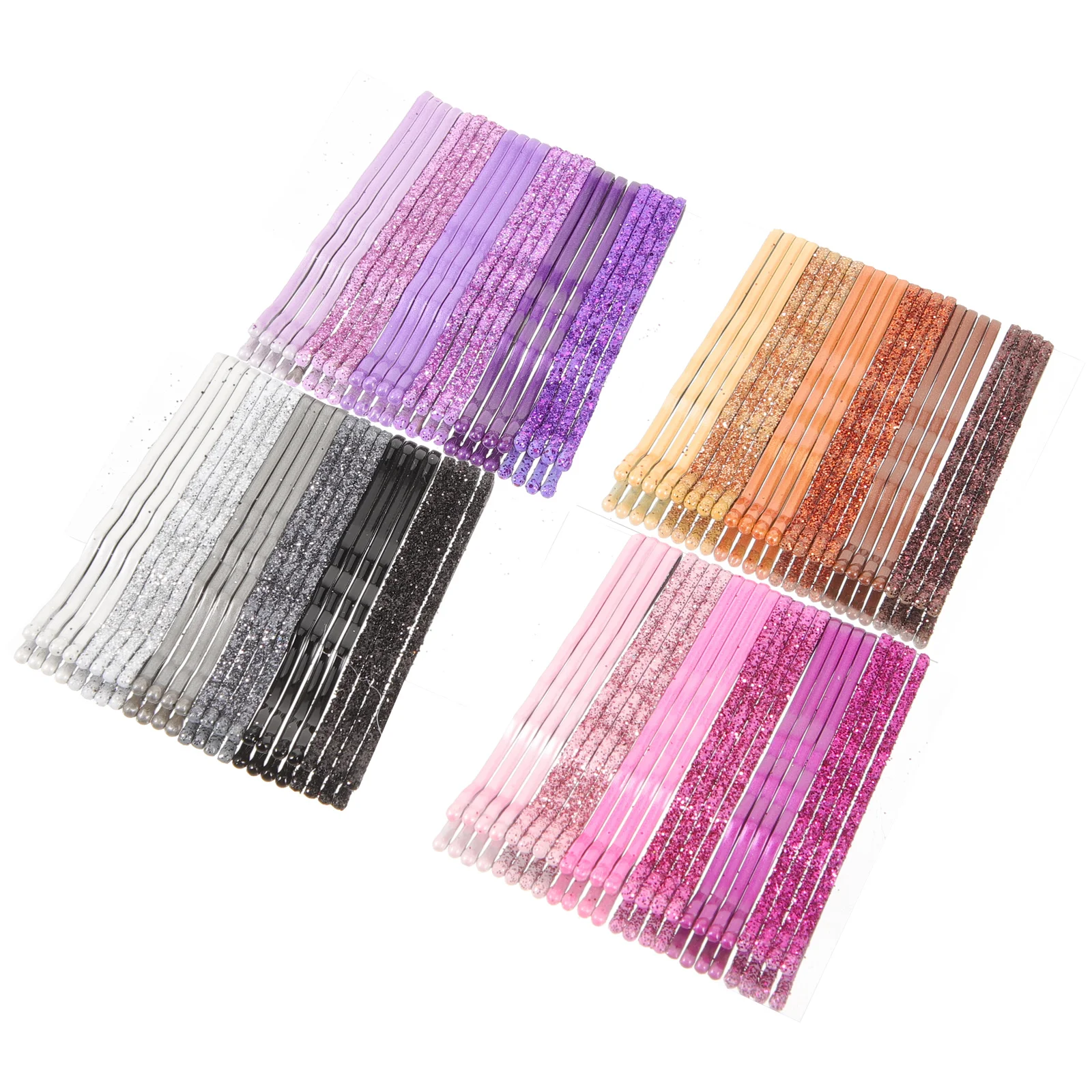 

96pcs Powder Bobby Pins Gold Hair Clips Metal Bobby Pins Reusable Firm Hold Stylish Travel Friendly