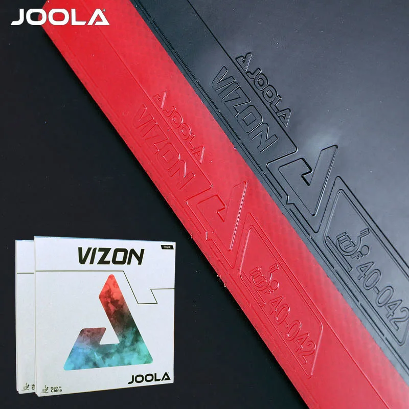 Joola Vizon Table Tennis Rubber Sticky Ping Pong Rubber with High Density Sponge for Spin and Control for Speed and Power