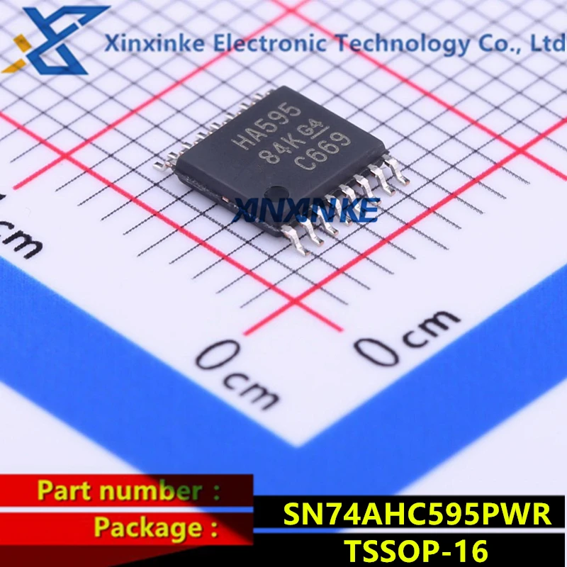10PCS SN74AHC595PWR TSSOP-16 HA595 SMD Chip Counter Shift Registers Tri-State 8-Bit Logic ICs Brand New Original