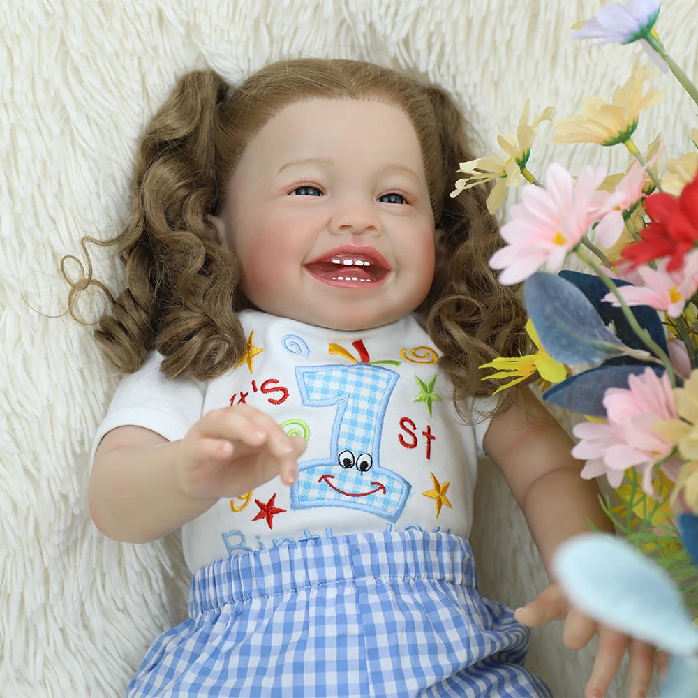 60CM realistische pasgeboren babypop herboren zachte siliconen pop Mila Twins meisje met 3D huid zichtbare aderen kerstverrassingsgeschenken