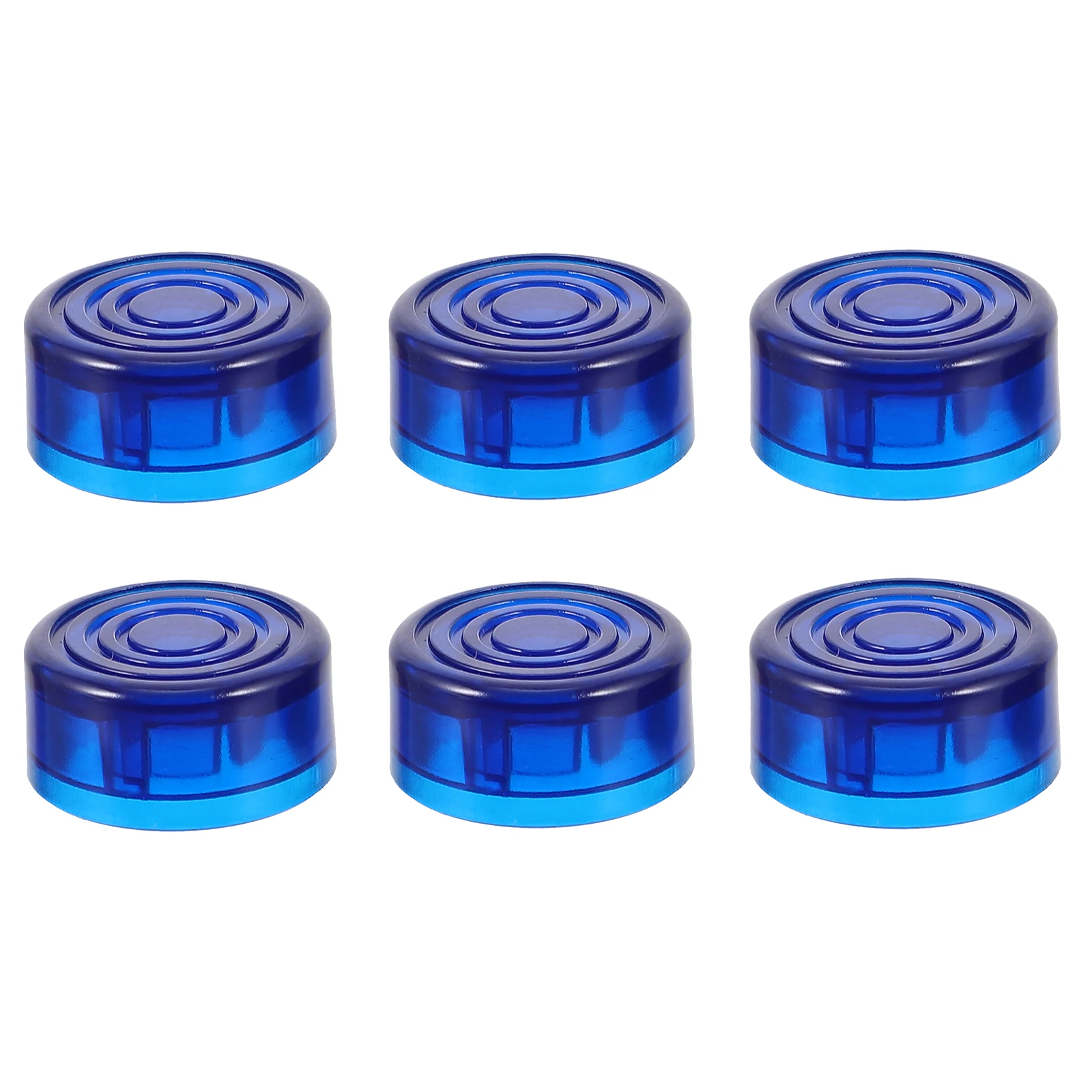 

6pcs Effect Footswitch Toppers Guitar Pedal Caps Durable Plastic Easy Install Practical Professional Accessories Electric Guitar