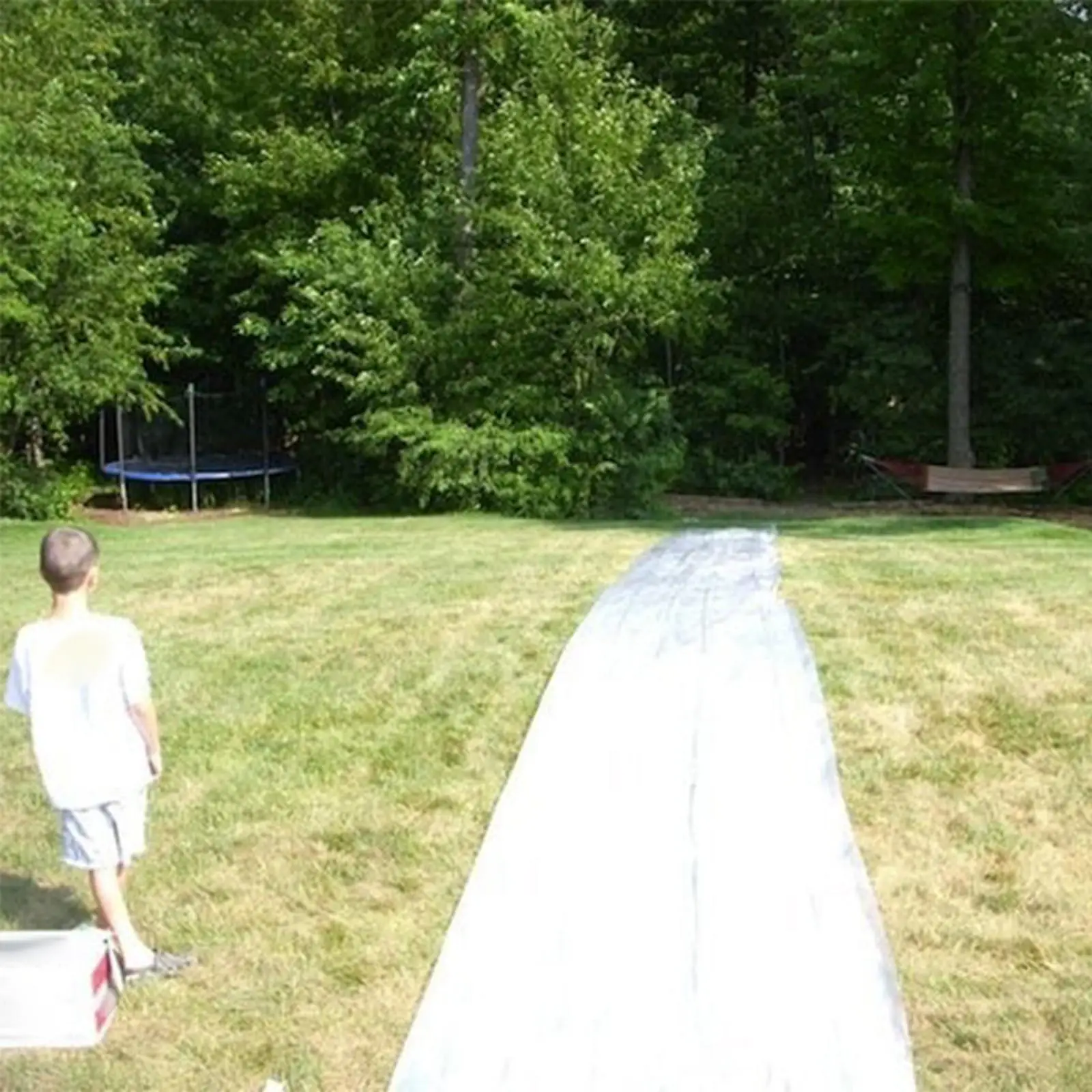 Lawn Water Slide Sheet 4 Meter Long Slip Pad Sheeting for Boys Adults