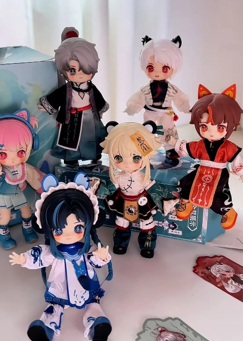 

Аутентичные детские звери NAGI специальный цвет Yun Xu Ji MJD серии 12-дюймовая шарнирная кукла BJD слепая коробка милый подарок