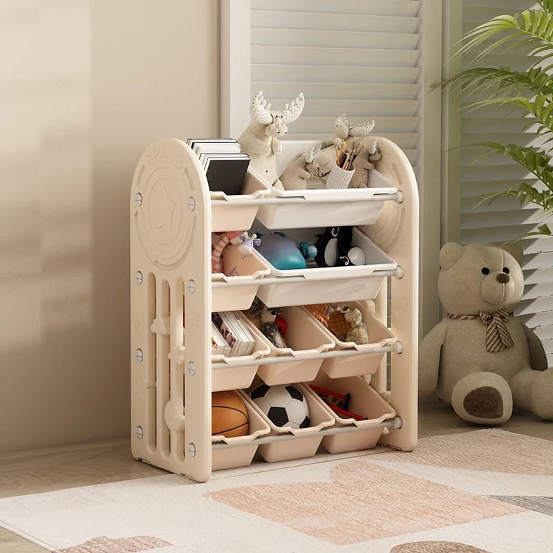 Factory Direct 2026 Top Rated Children's Toy Storage Rack Multi-layer Household Shelf Toy Box Storage Rack Combination Sorting