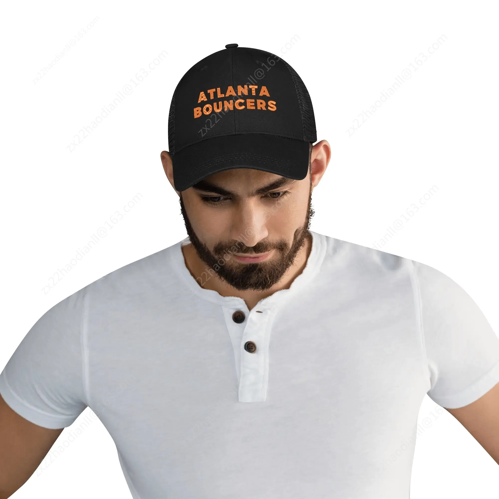 ATLANTA BOUNCERS pickleball Embroidery Hat Mens Womens High Quality sports cap breathable Custom Made DIY Sunhat Adjustable Size