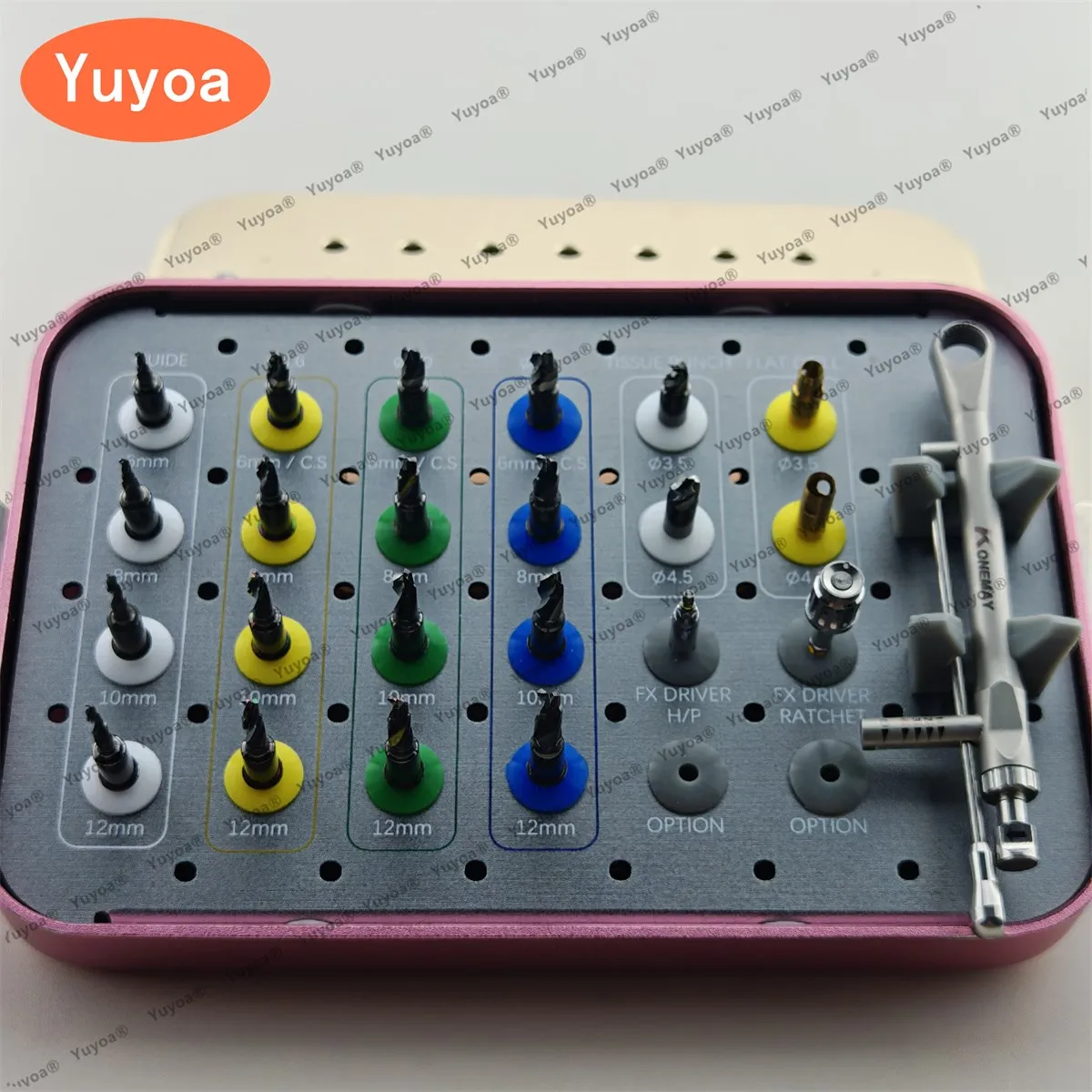 

1 set Dental Surgical Guide Kit Alternatives for Dentium Guide Kit Drill Positioning Guide Box Dentist Surgical Instruments