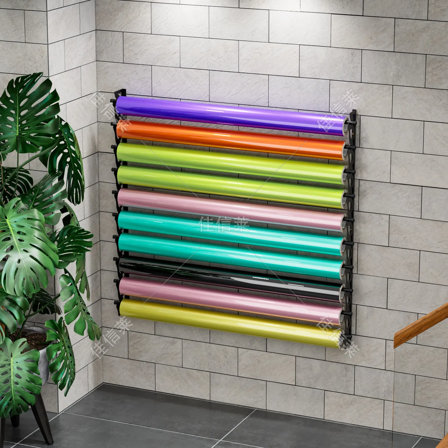 Special display rack for car color change film 4S store PET car clothes sun film explosion-proof film display rack